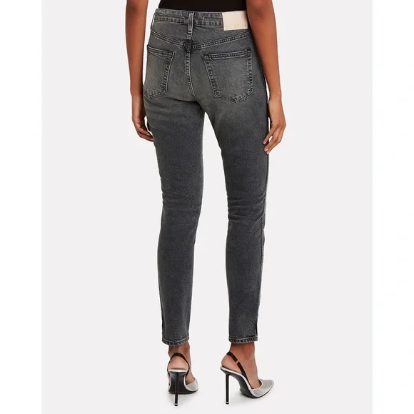 NEW Trave Lawson High-Rise Skinny Jeans in Shades of Grey - Picture 4 of 12